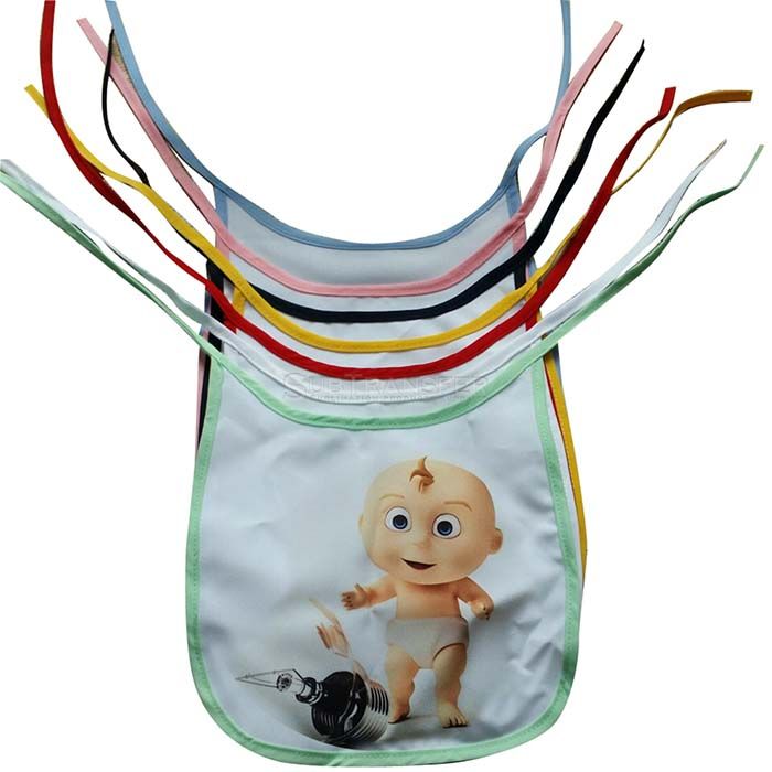 Sublimation Baby bibs with Lace