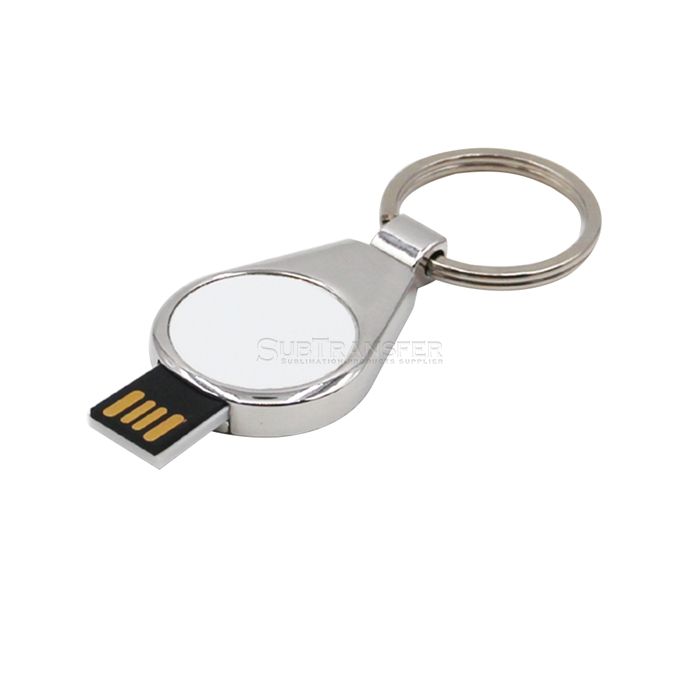 Sublimation USB Flash Disk With Keyring