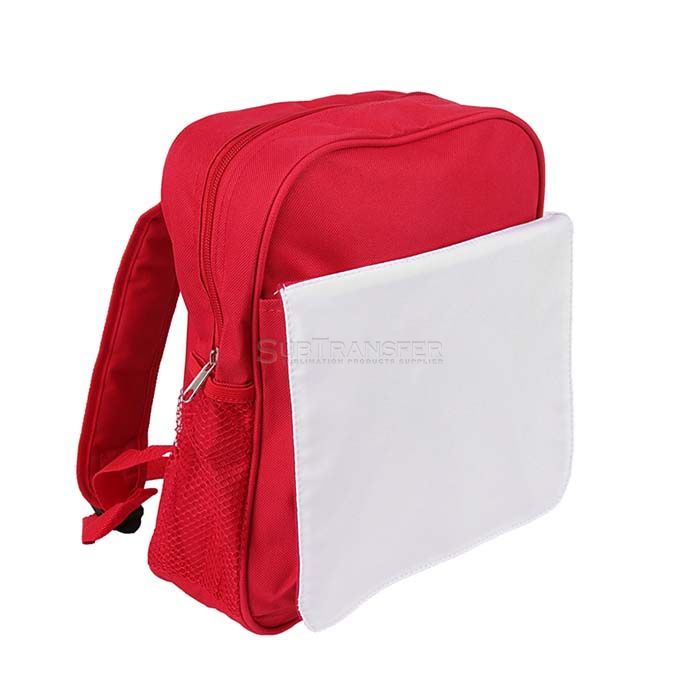 Sublimation Children Schoolbag Red