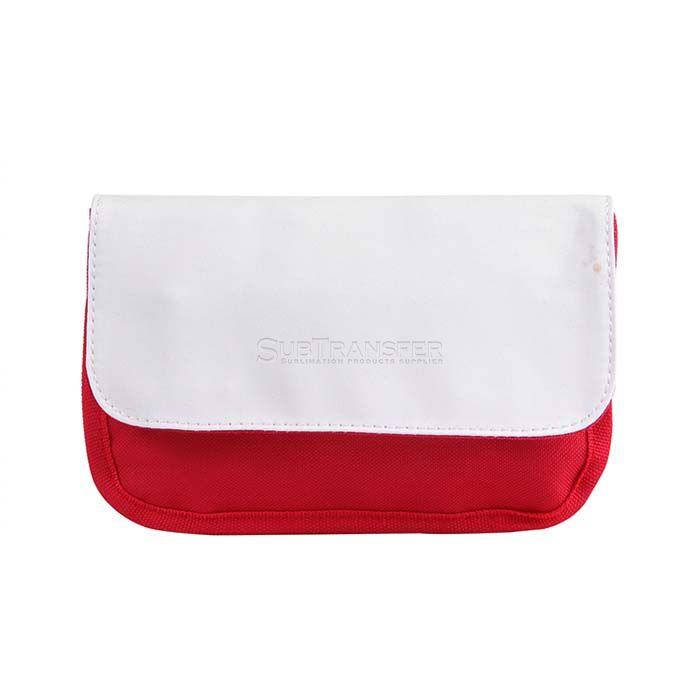 Sublimation Cosmetic Bag Red Color
