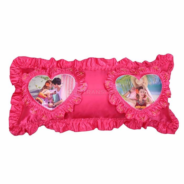 Sublimation Couple Pillow Case Roseo Pink Color