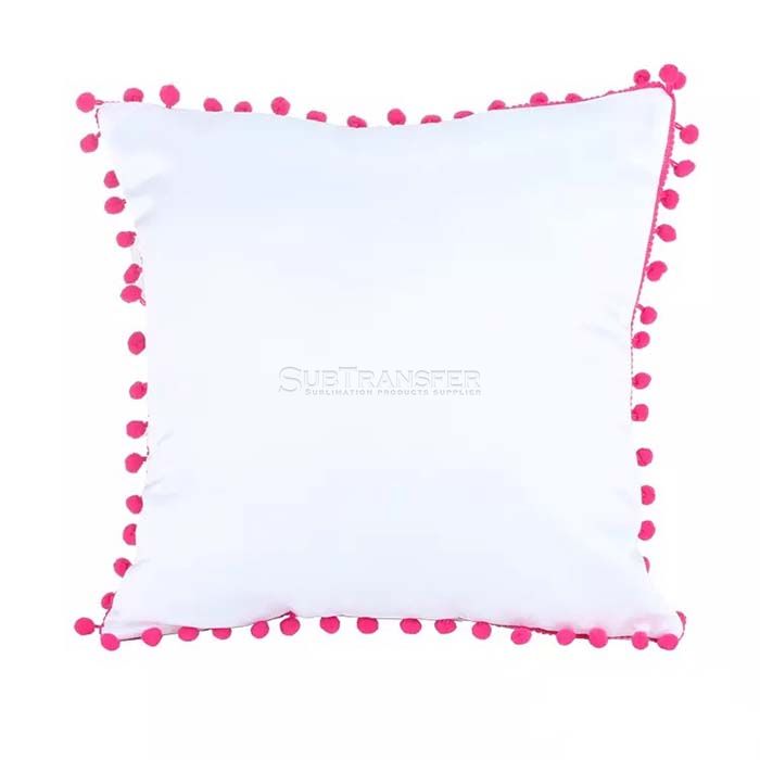 Sublimation Pillowsase With Fluffy Ball 