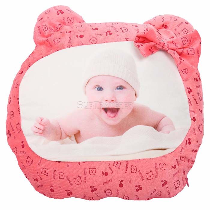 Sublimation Baby Pillow Case Red Color