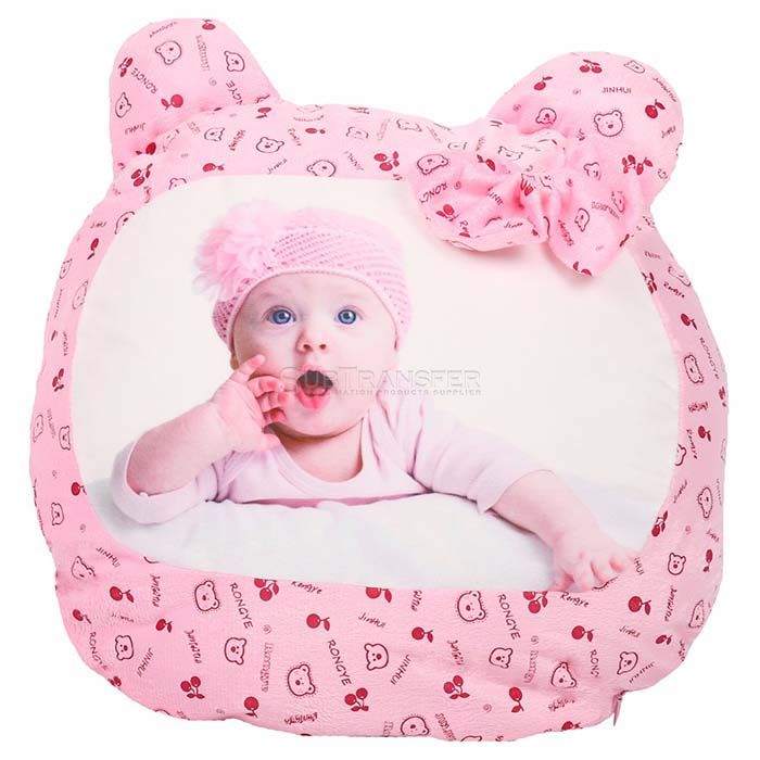 Sublimation Baby Pillow Case Pink Color