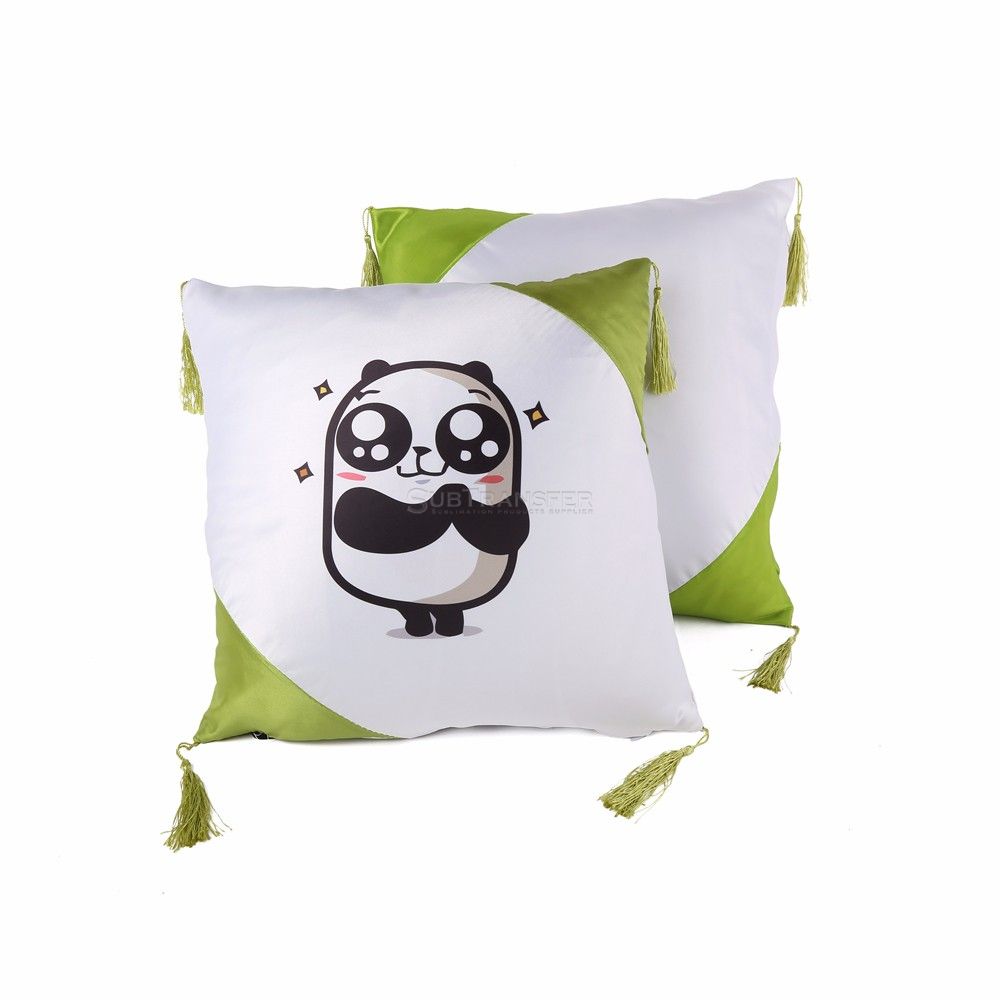 Sublimation Polyester Pillow Cover With Tassel
