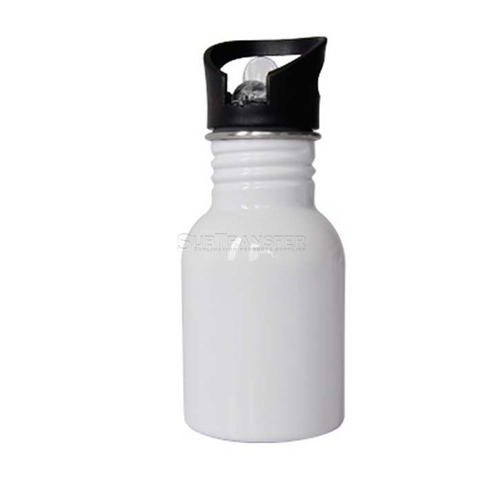 Sublimation Stainless Steel Water Bottle With Straw Top 400ml
