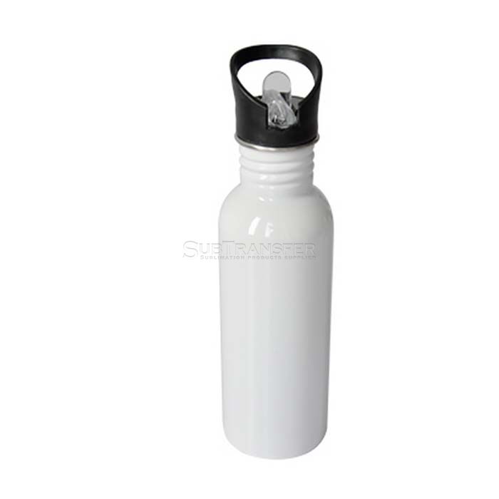 Sublimation Stainless Steel Water Bottle With Straw Top 600ml