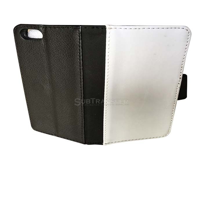 New Style Sublimation Leather Flip Wallet Phone Case For Iphone5