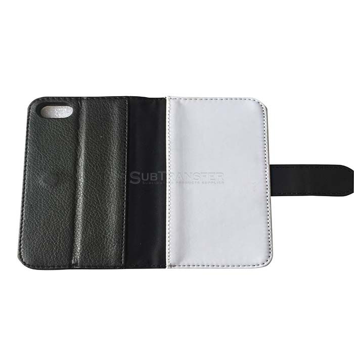 New Style Sublimation Leather Flip Wallet Phone Case For Iphone7