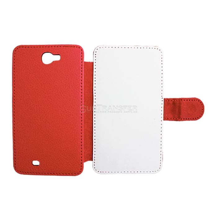 Sublimation Leather Flip Wallet Phone Case For SamSung Note2