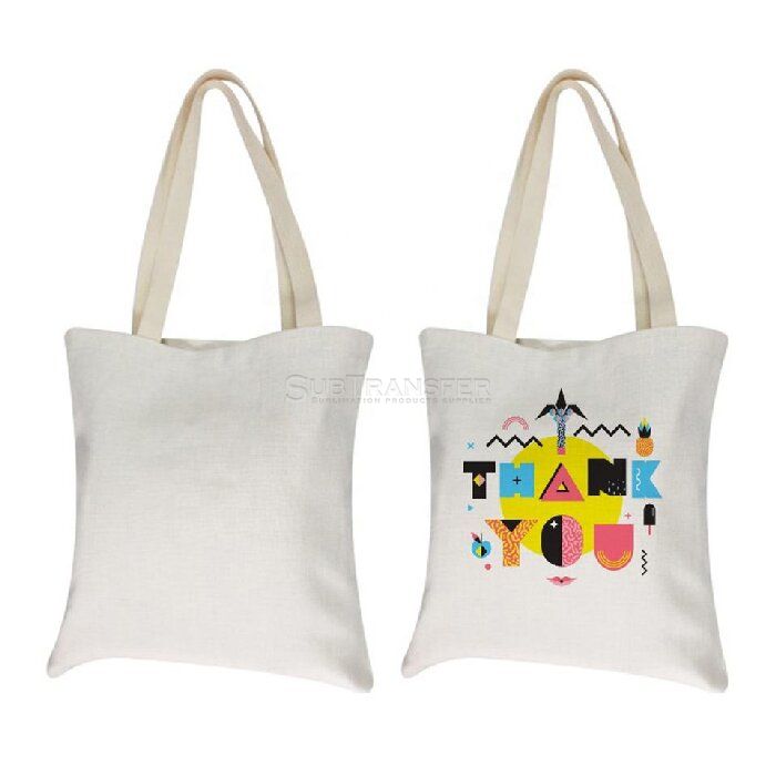 Sublimation Linen Shopping bags