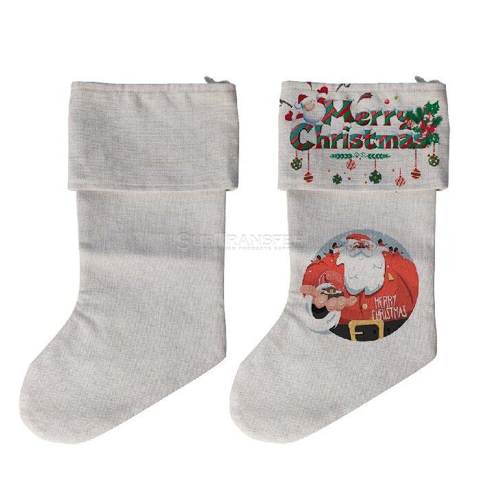 Sublimation Christmas Linen Stockings