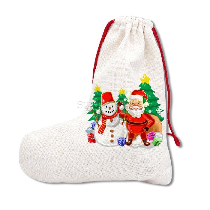 Sublimation Linen Christmas Stockings