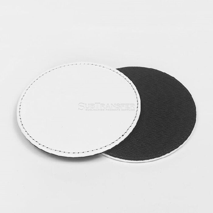 Sublimation Leather Coasters Round Shape