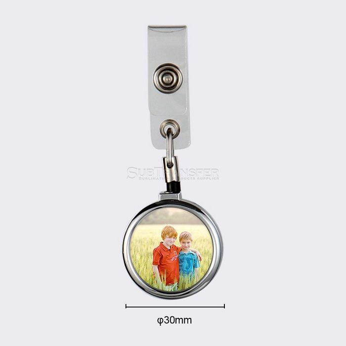 Sublimation Metal Easy Pull Buckle,Retractable Hanging Certificate Set Gifts