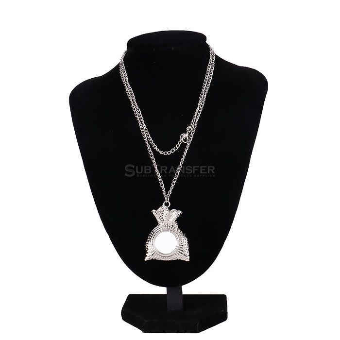Sublimation Christmas Gift Bag Necklace