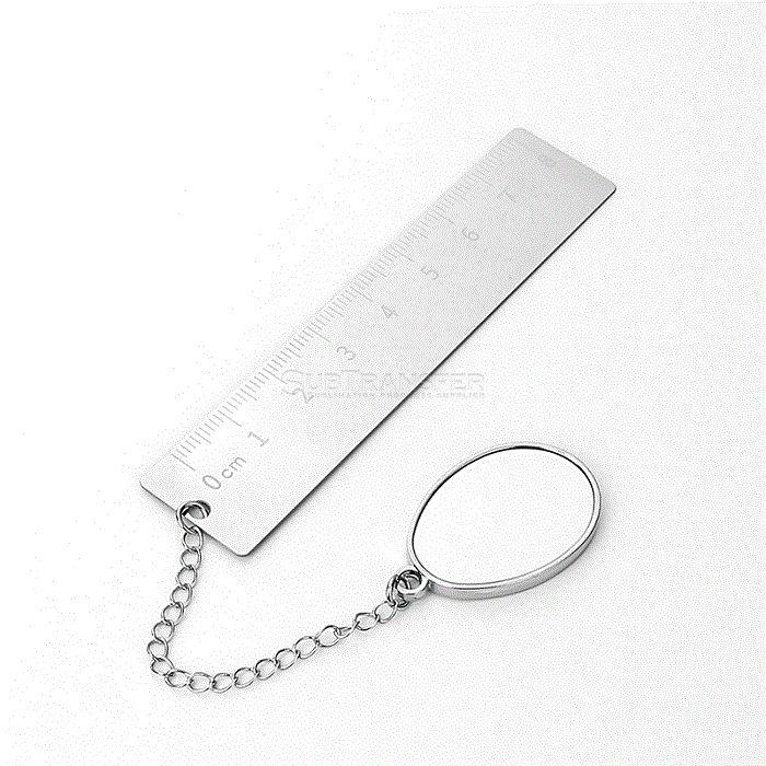 Sublimation Metal Bookmark With Ruler
