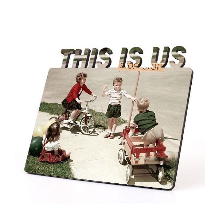 Sublimation THIS IS US MDF Photo Panel