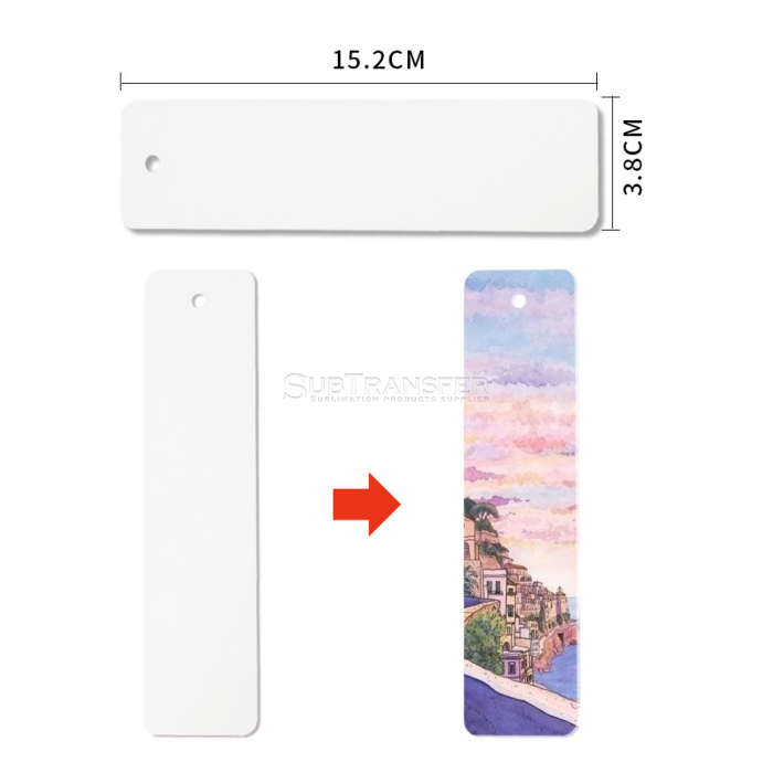 Sublimation White Printable Bookmark