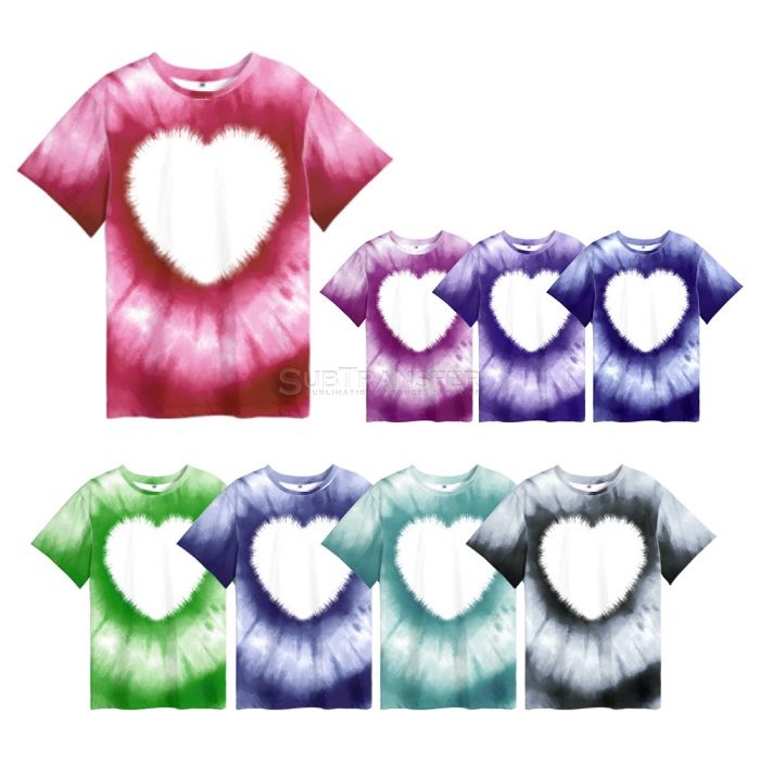 Sublimation Printing Tie Dye T Shirt