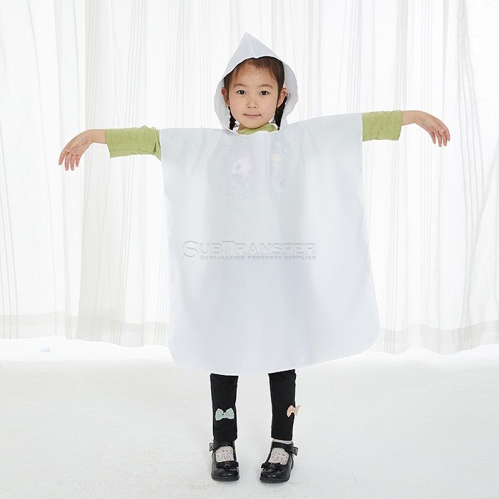 Sublimation Multifuncional Kids Play Clothes,Raincoat,Painting Clothing