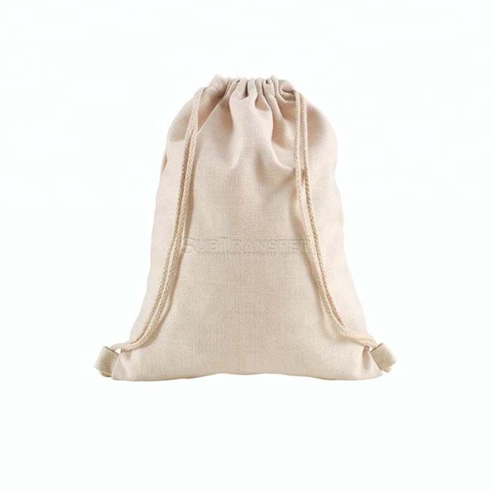 Sublimation Linen Drawstring Bag for Sale